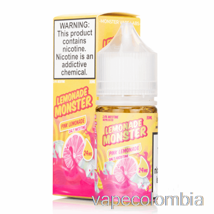 Vape Kit Completo Limonada Rosa - Sales De Monstruo De Limonada - 30ml 48mg